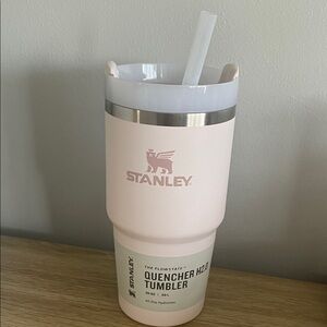 Stanley Light Pink Insulated Tumbler with Straw